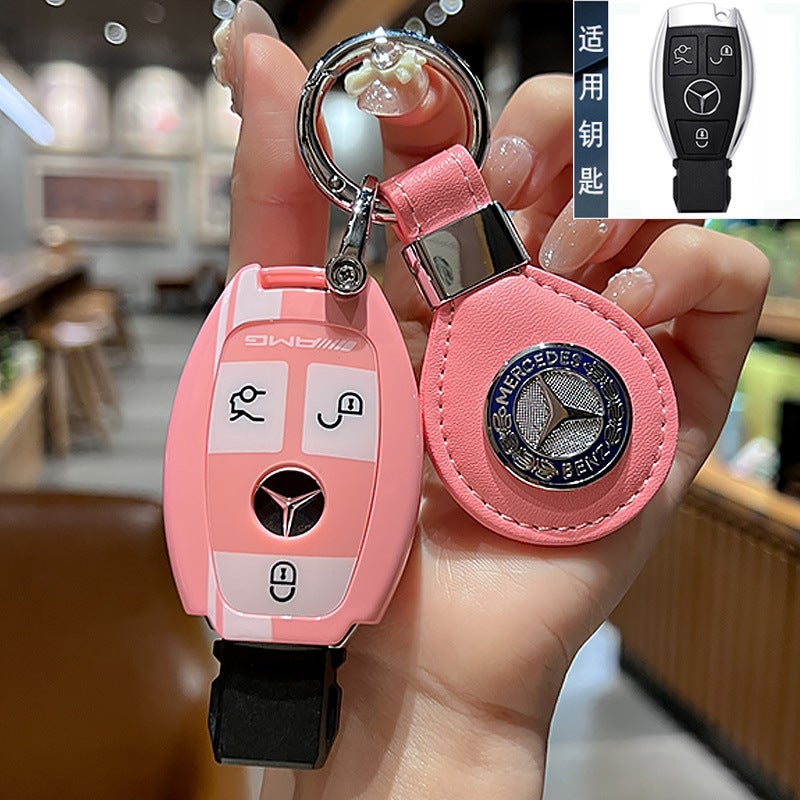 Suitable For Mercedes-Benz V-Class Key Cover V260L Plug-In E260 Vito B/C Shell S-Class Vito Glk260 Car Buckle - Image 3